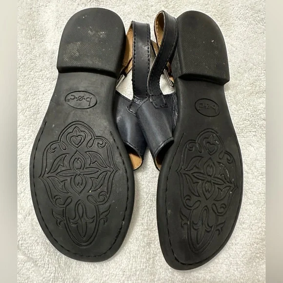 Women’s size 6 Born black leather sandals, excellent condition! - Picture 5 of 7